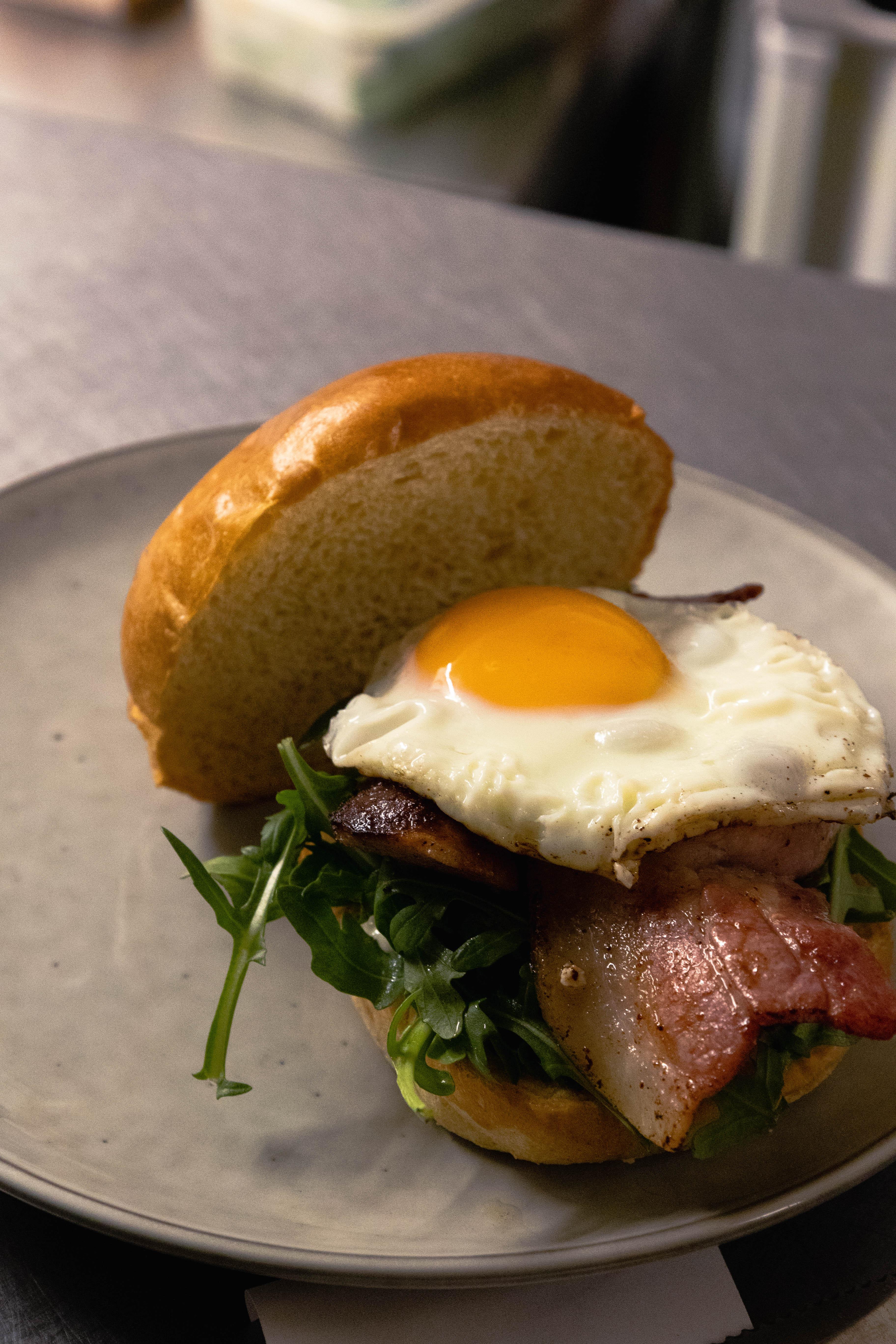 Burra Bacon & Egg Roll